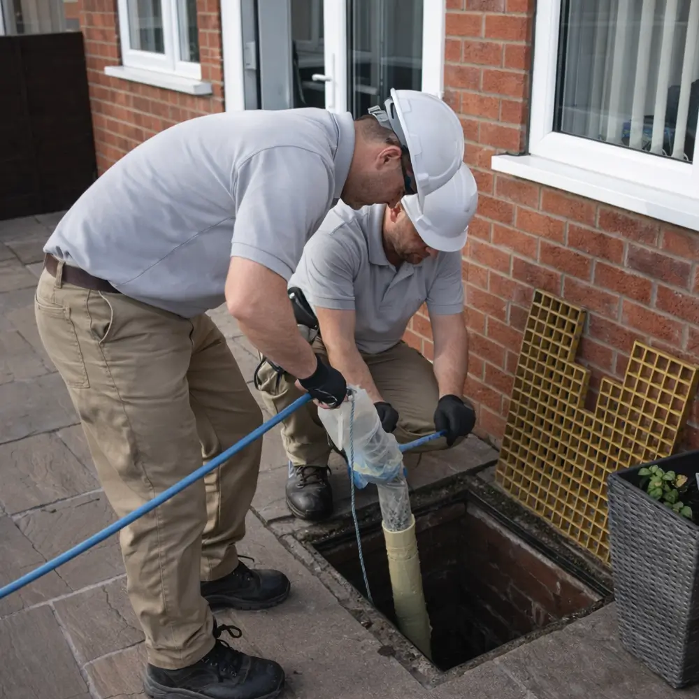 Blocked drain repair service in Crowborough